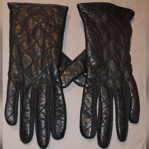 Black Leather Gloves Women S